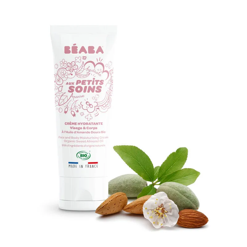 Beaba Moisturizing face and body cream with organic sweet almond oil - 100 ml