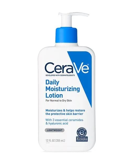 CeraVe Daily Moisturizing Lotion for Normal to Dry Skin, Lightweight, 355 ml