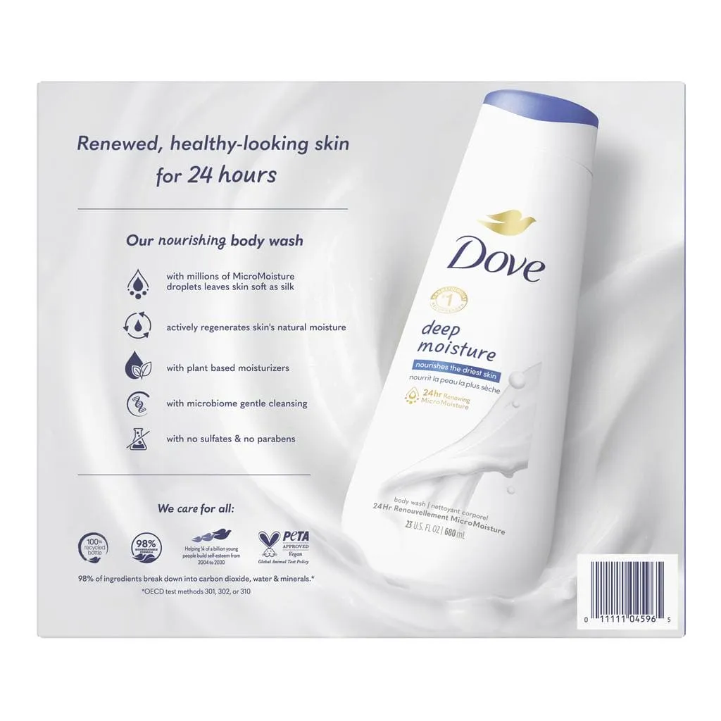 Dove Refreshing Liquid Body Wash Original 3 Units / 680 mL / 23 oz. Revitalize and refresh your skin daily with Dove Refreshing Liquid Body Wash.- 458563