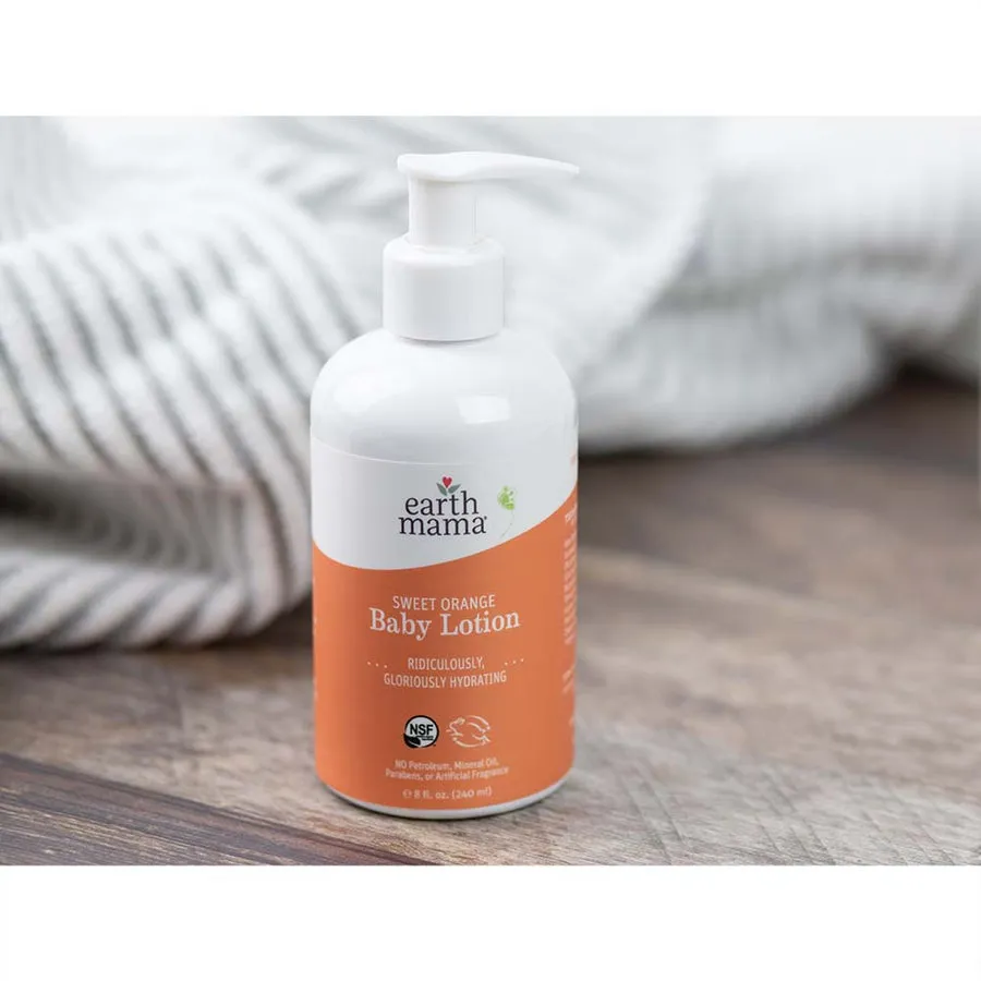 Earth Mama Baby Body Lotion - Sweet Orange 240ml