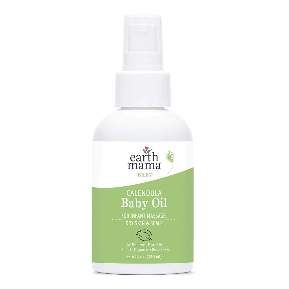 Earth Mama Baby Calendula Baby Oil 120ml