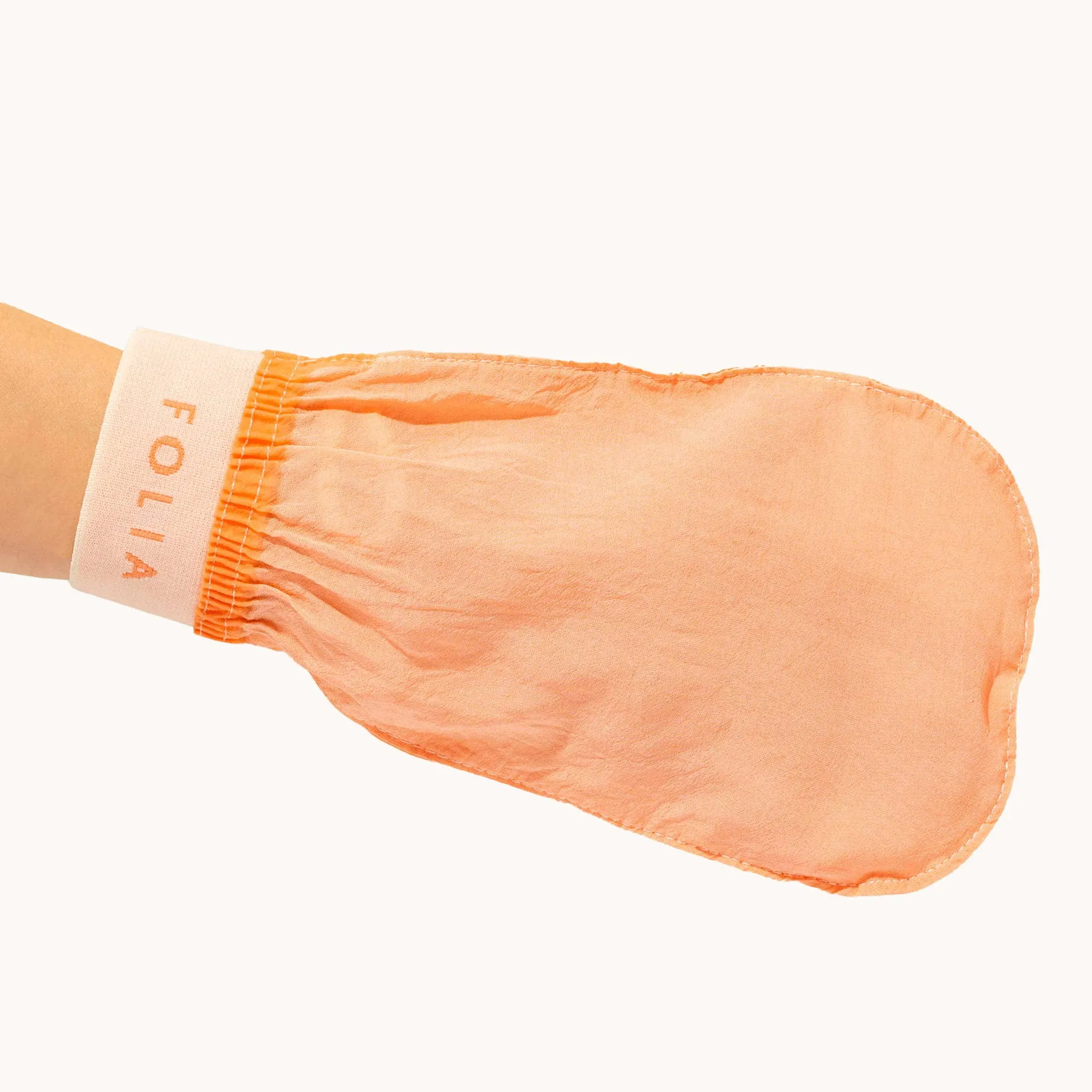 Exfoliating Body Mitt in Natural Silk