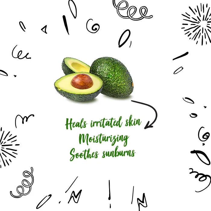 Good Vibes Avocado Moisturizing Sheet Mask | Hydrating, Anti-Bacterial, Softening | No Animal Testing (20 ml)