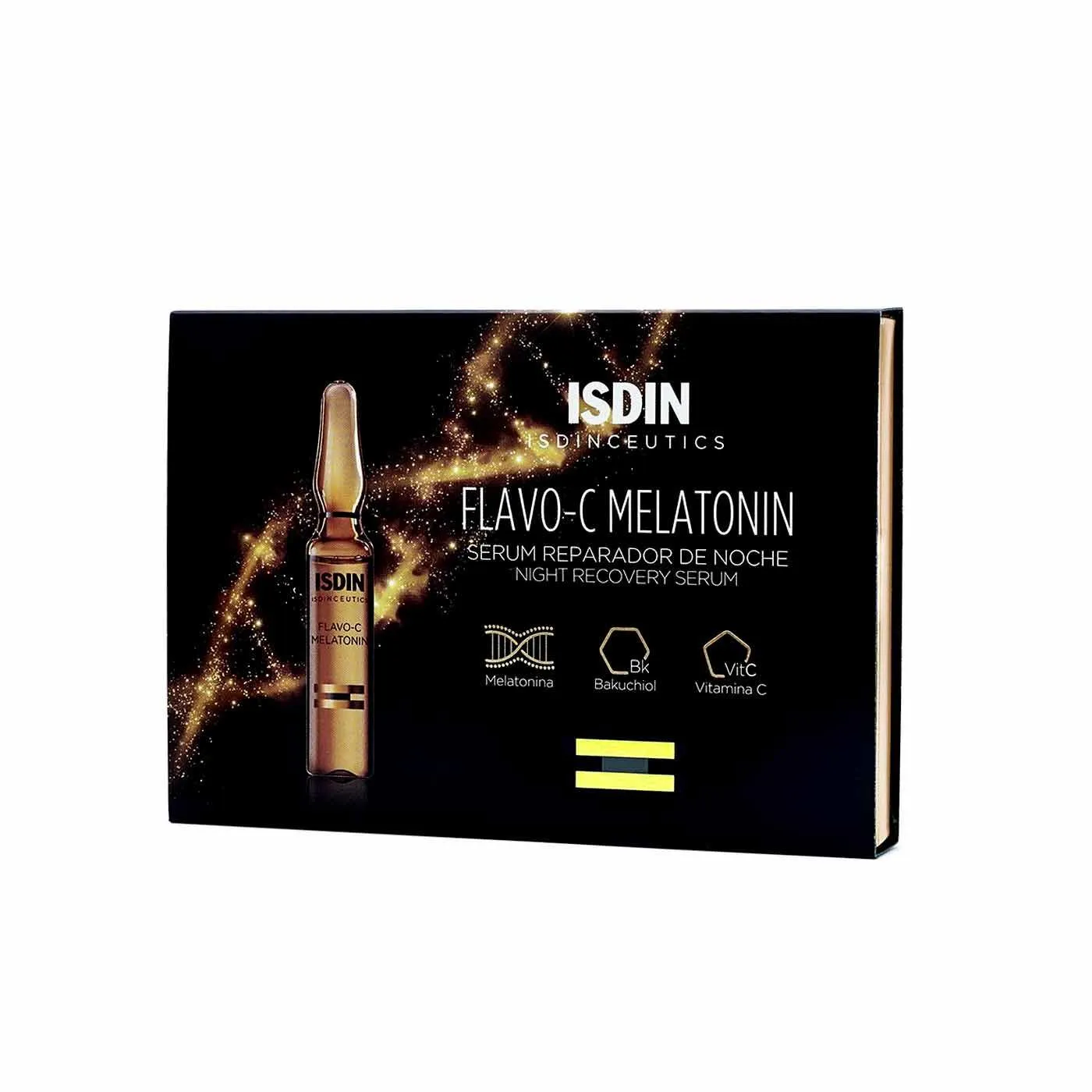 Isdinceutics Flavo-C Melatonin Night Recovery Serum - Box of 10 Bulbs x 2ml