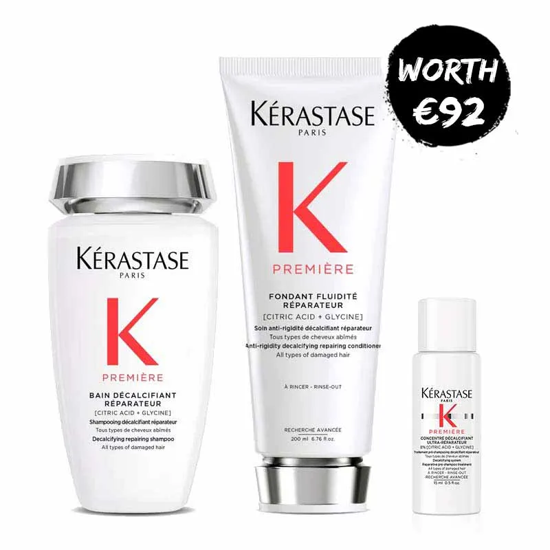 Kérastase Première Decalcifying Repairing Shampoo, Conditioner   FREE Première Pre-Shampoo Treatment 15ml