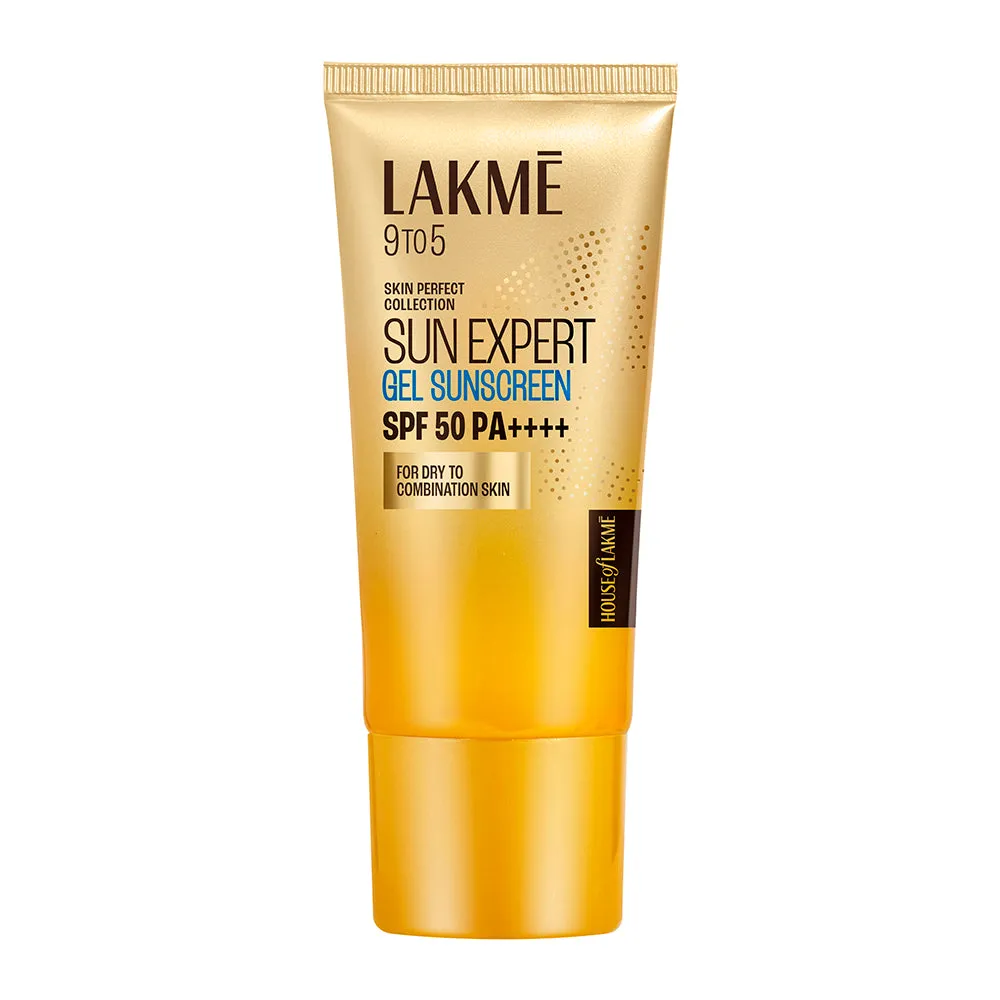 Lakmē Sunscreen Gel SPF 50 PA   Niacinamide, Water-Light, For Normal to Oily Skin,No White Cast 50g