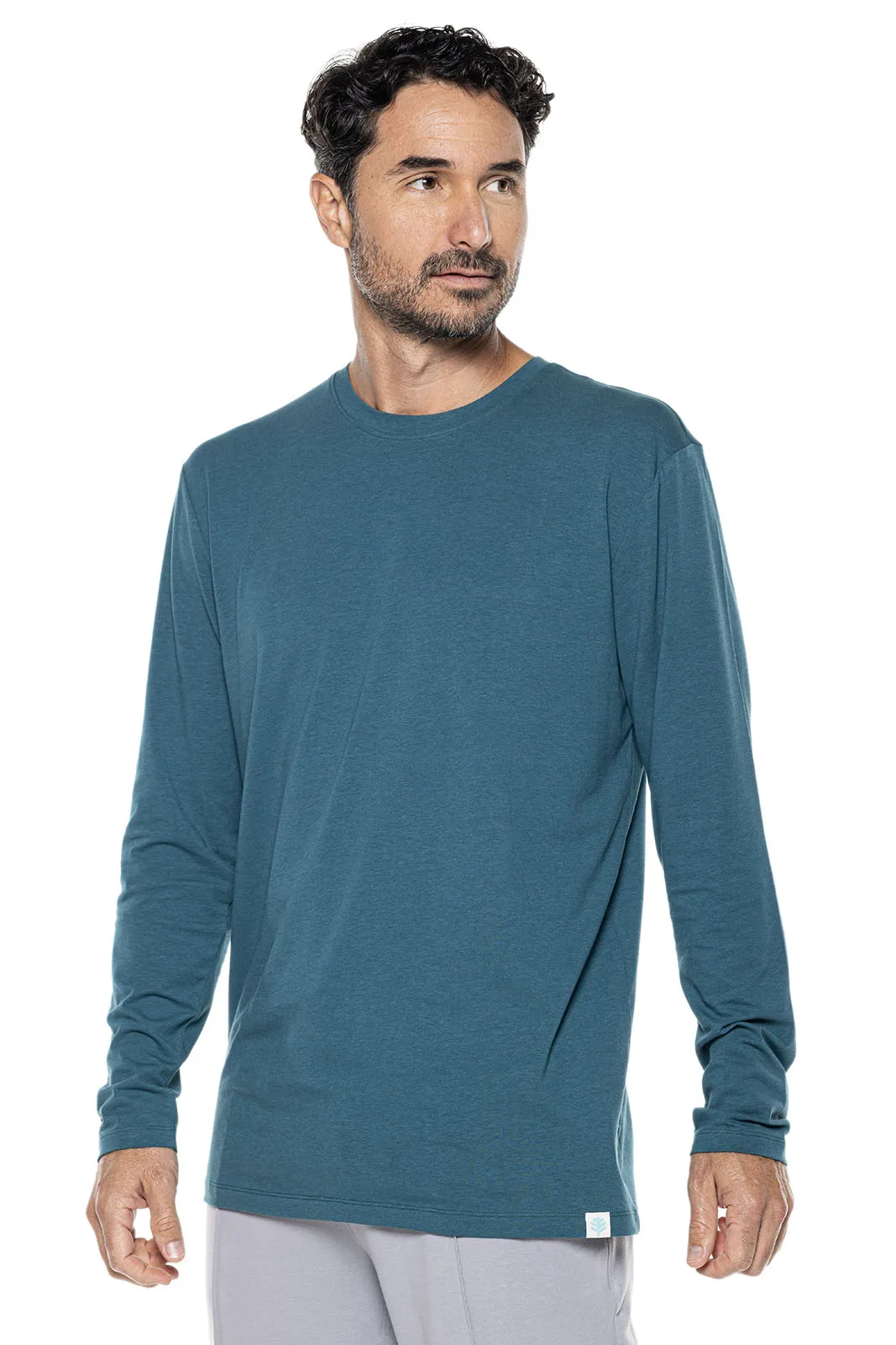 Men's Morada Everyday Long Sleeve T-Shirt  |  Midnight Green