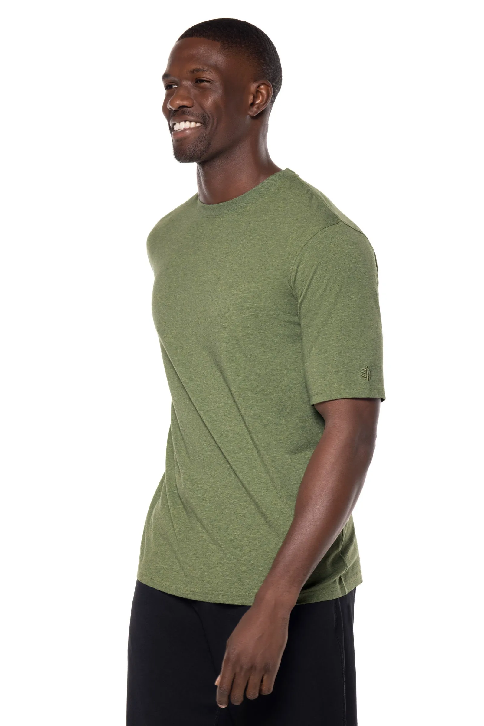 Men's Morada Everyday Short Sleeve T-Shirt | Light Green Heather