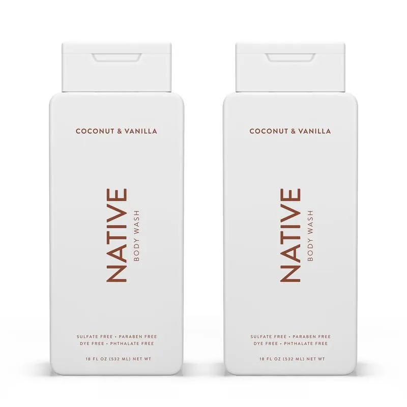 Native Body Wash Contains Naturally Derived Ingredients