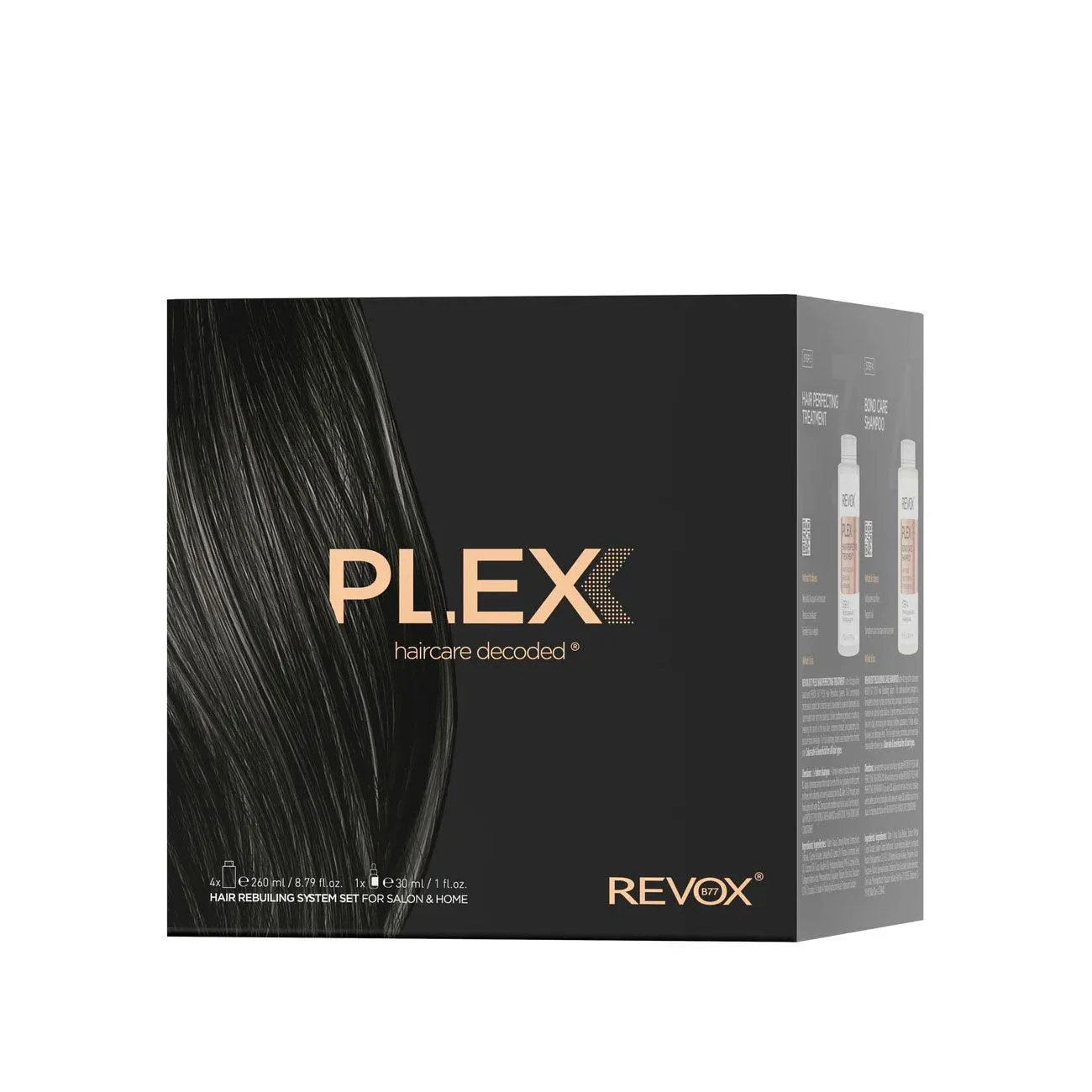 PLEX Hair Rebuilding System Set for Salon & Home