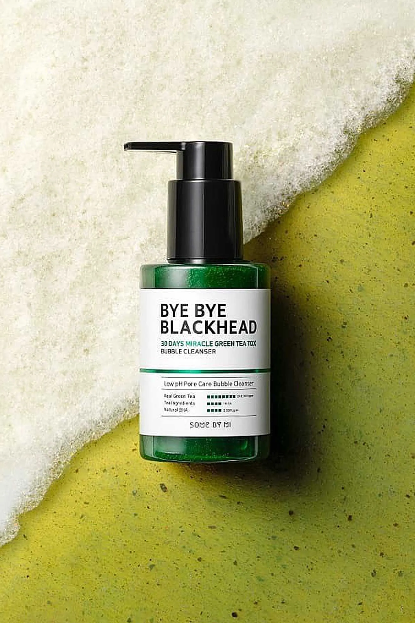 Some By Mi - Miracle Bye Bye 30 Days Blackhead Green Tea Tox Bubble Cleanser