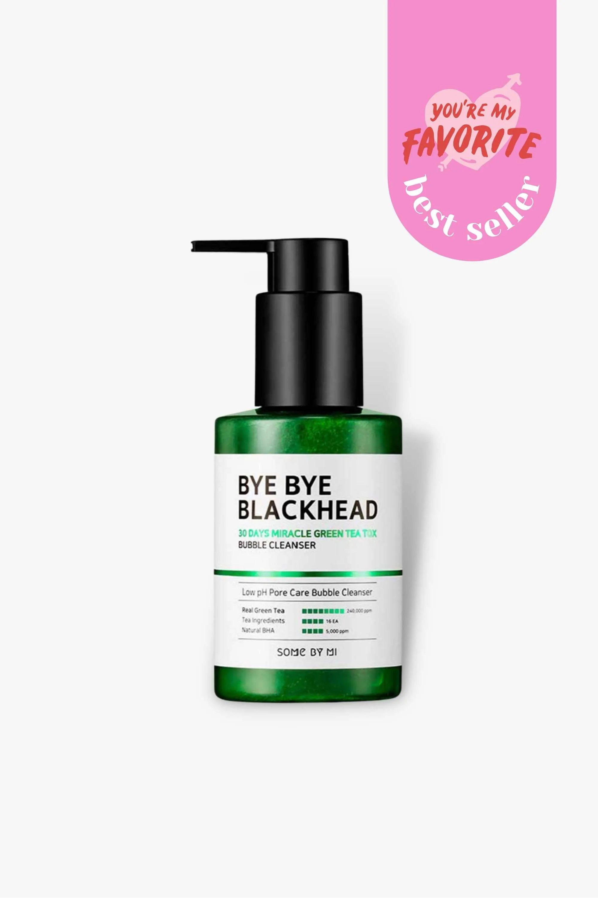 Some By Mi - Miracle Bye Bye 30 Days Blackhead Green Tea Tox Bubble Cleanser