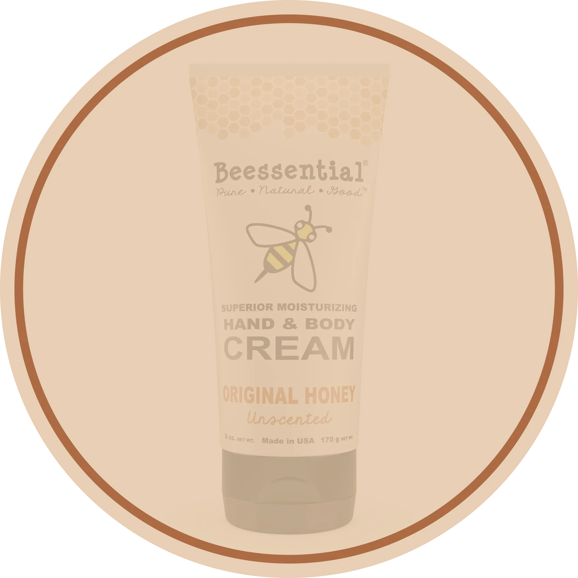 Unscented Honey Hand Cream