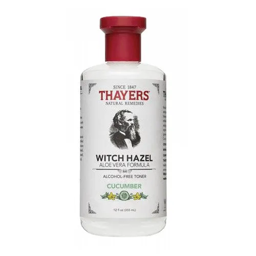 Witch Hazel Toner with Aloe Vera Cucumber 12 OZ By Thayers